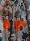 ARCHIVIO J.M.Ribot hand-painted graffiti dyed shirt/pants Italy AJM-AWPA20/MMG*-COLORED PRINT pants (W27-/MMG)